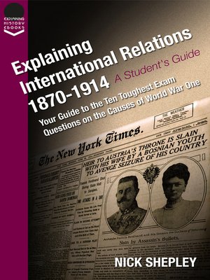 cover image of Explaining International Relations 1870-1914